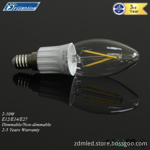 Nice design 2w Filament Led Bulb with CE RoHS to Europe